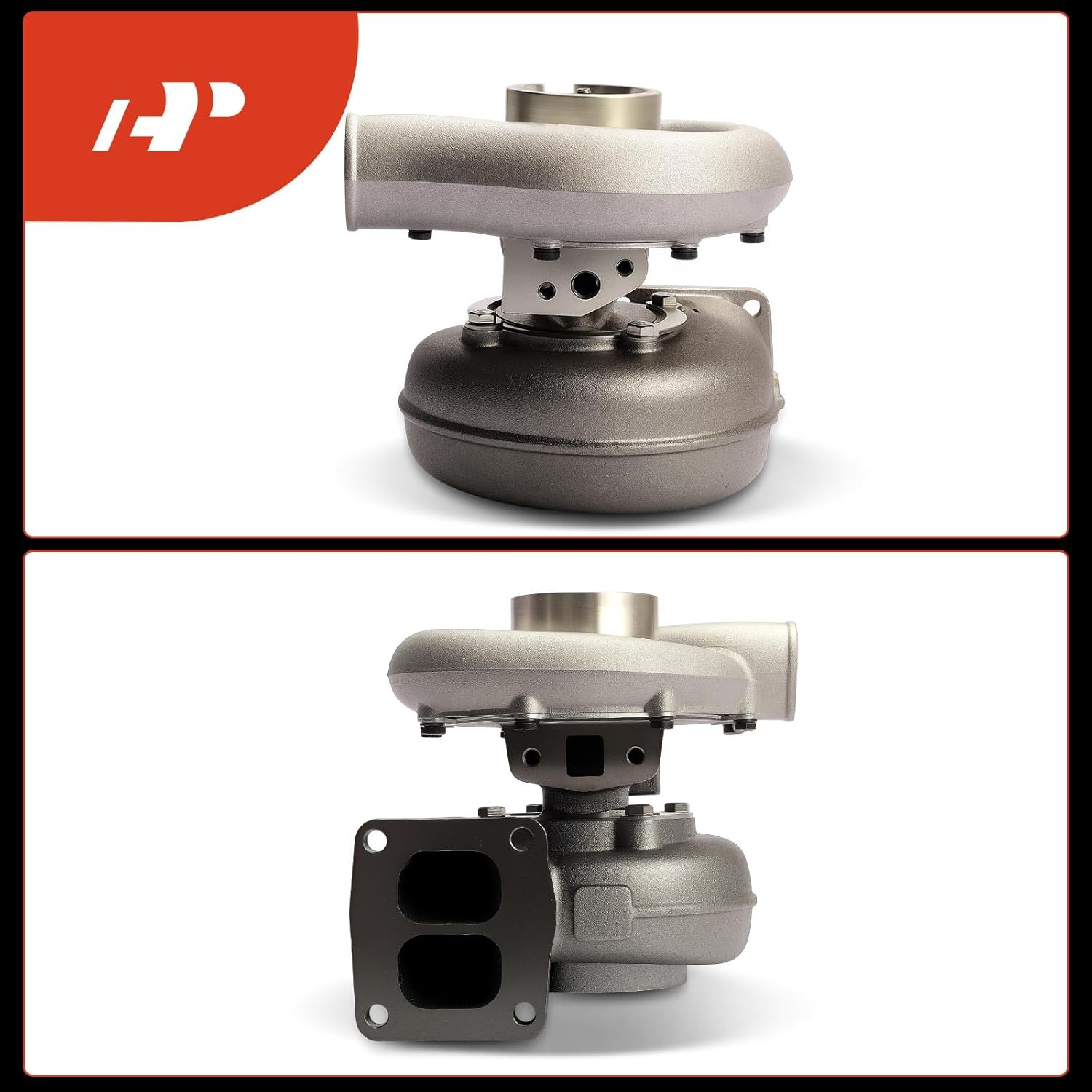 A-Premium 3LM-466 Complete Turbocharger Turbo Kit with Gasket Compatible with International Agricultural Tractor 5488 6588 6788 7288 Navistar Industrial DT466 Diesel Engine 1984-2012, 7.6L