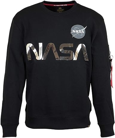 black reflective sweatshirt