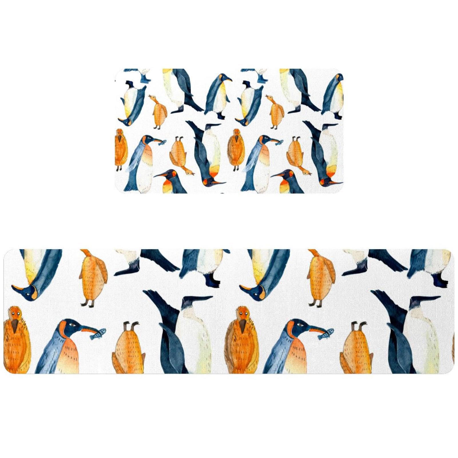 Tapis de cuisine antidérapant fini les glissades lot de 2 lavables