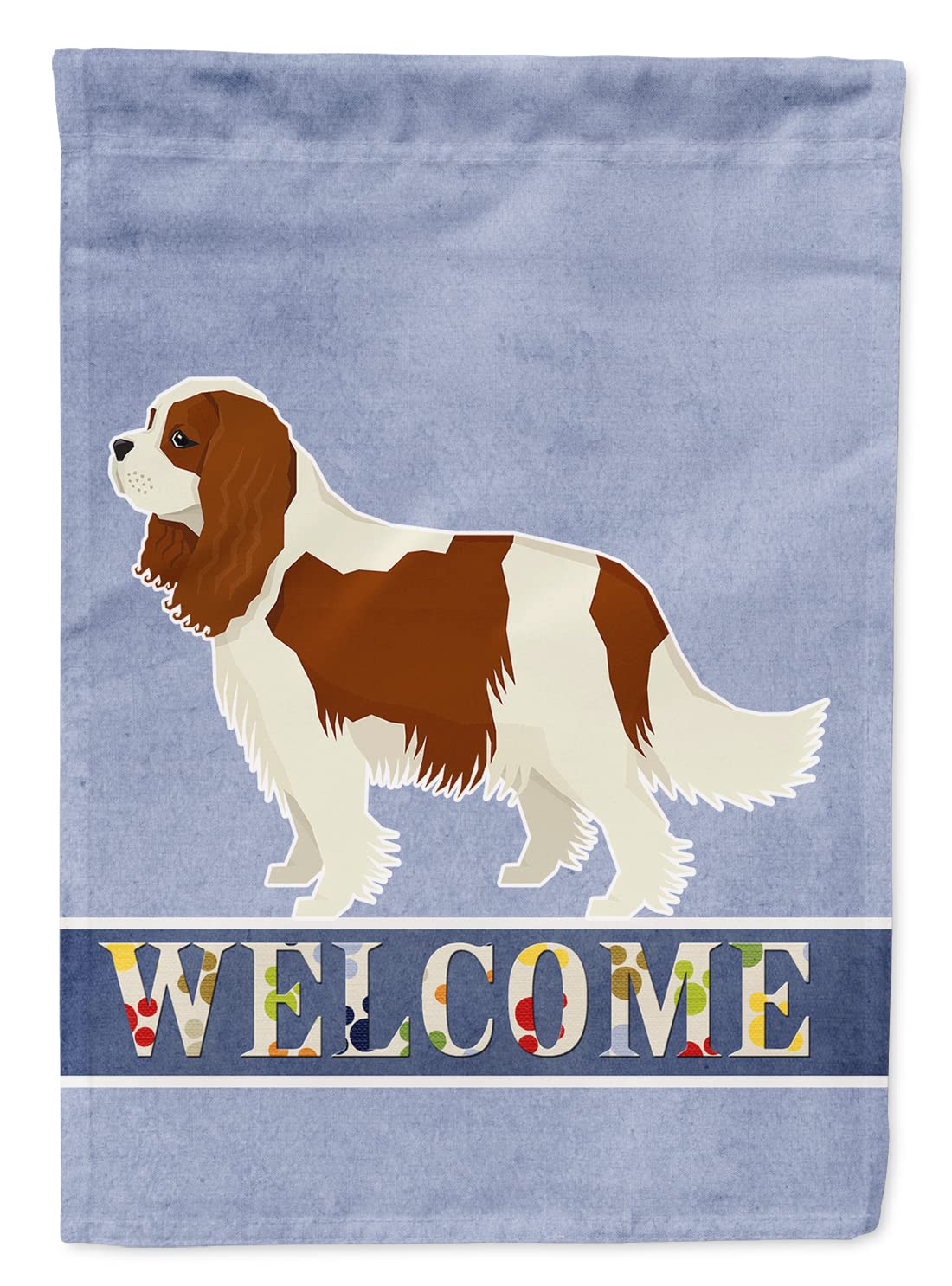Drapeau en toile Cavalier Spaniel Welcome Flag, cadeau idéal pour passionnés de chiens