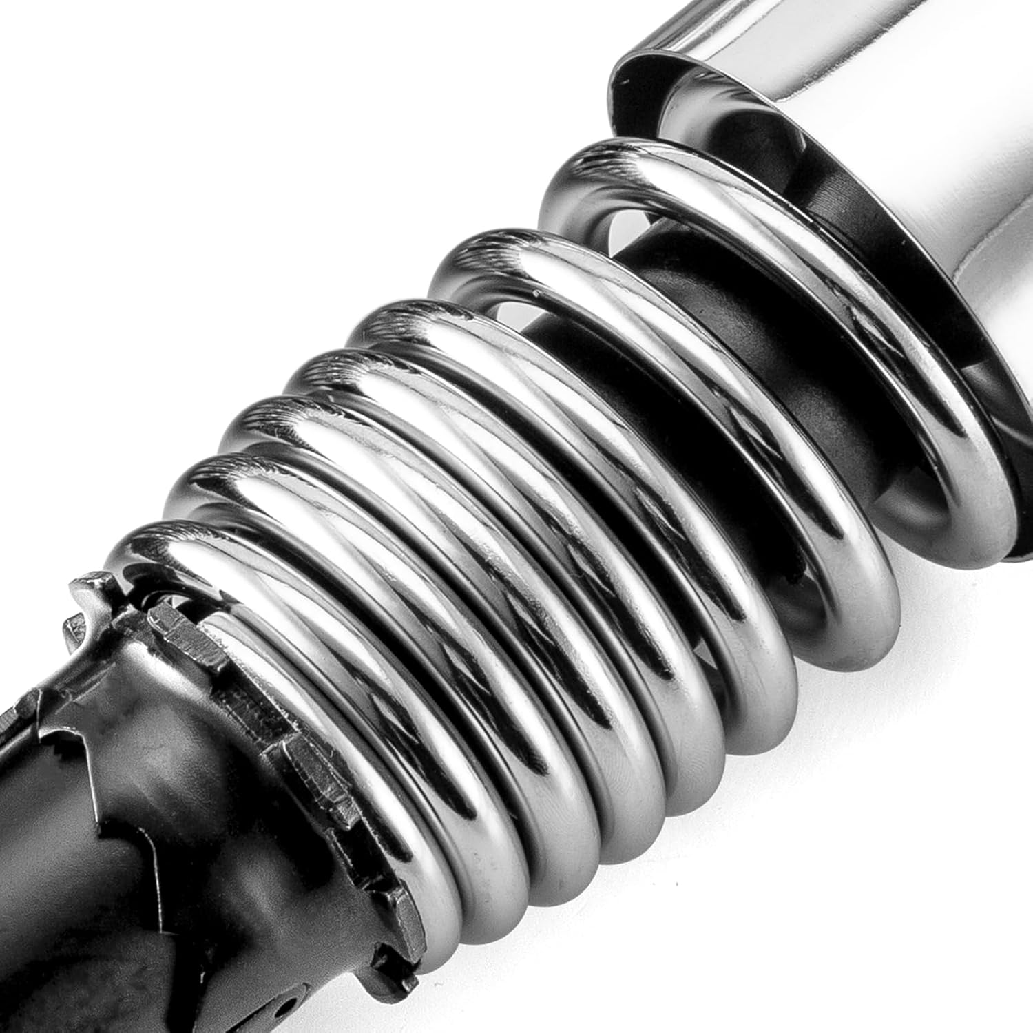 WeiSen 10.5" Rear Shocks Preload Adjustable Lowering Kit - Compatible with Harley Touring Electra Glide Road King Street Glide 1980-2024 Chrome