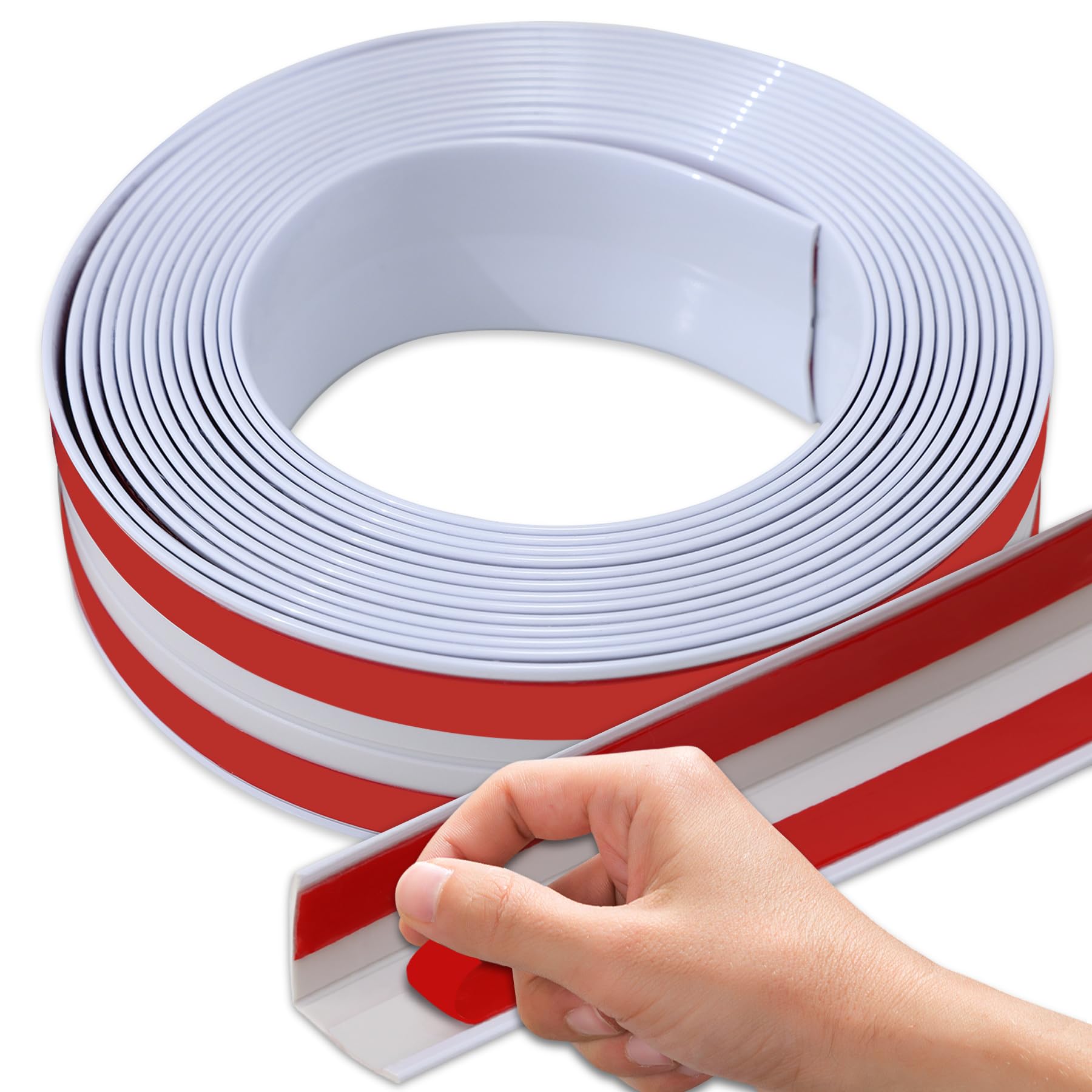Snapklik.com : Coengwui L-Shaped Corner Guards, Peel And Stick Molding ...