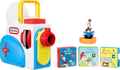 Little Tikes Story Dream Machine Dr. Seuss - Paquete de iniciación, cuentos, libros, personaje de reproducción de audio, regalo y juguete para niños