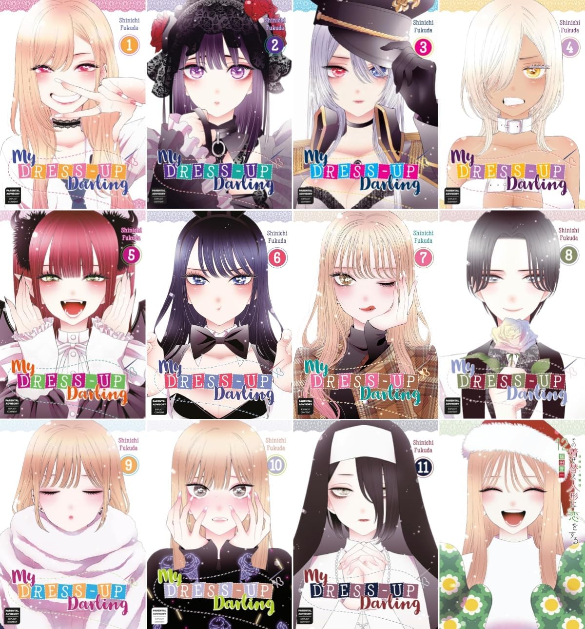 My Dress-Up Darling Series 12 Books Set (Vol.1-Vol.12)