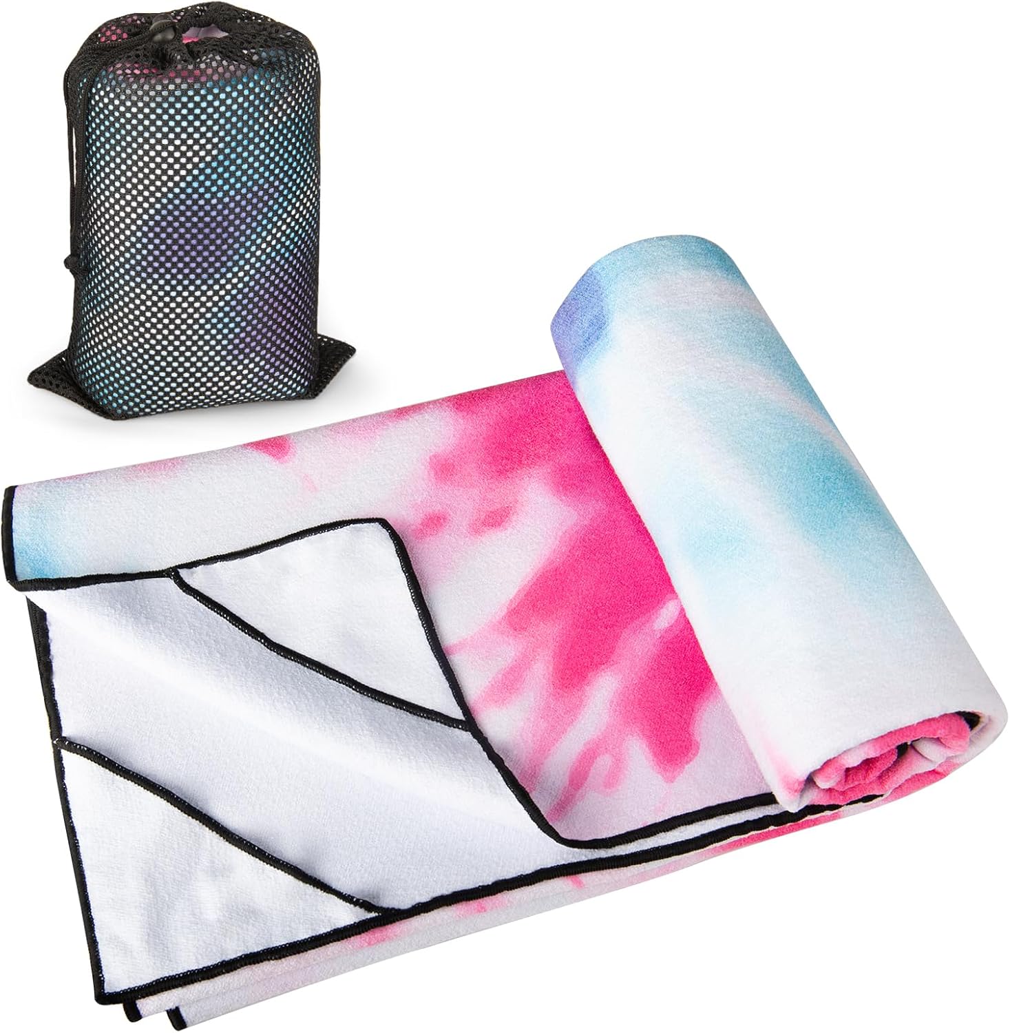 Colorful Star Yoga Mat Towel with...