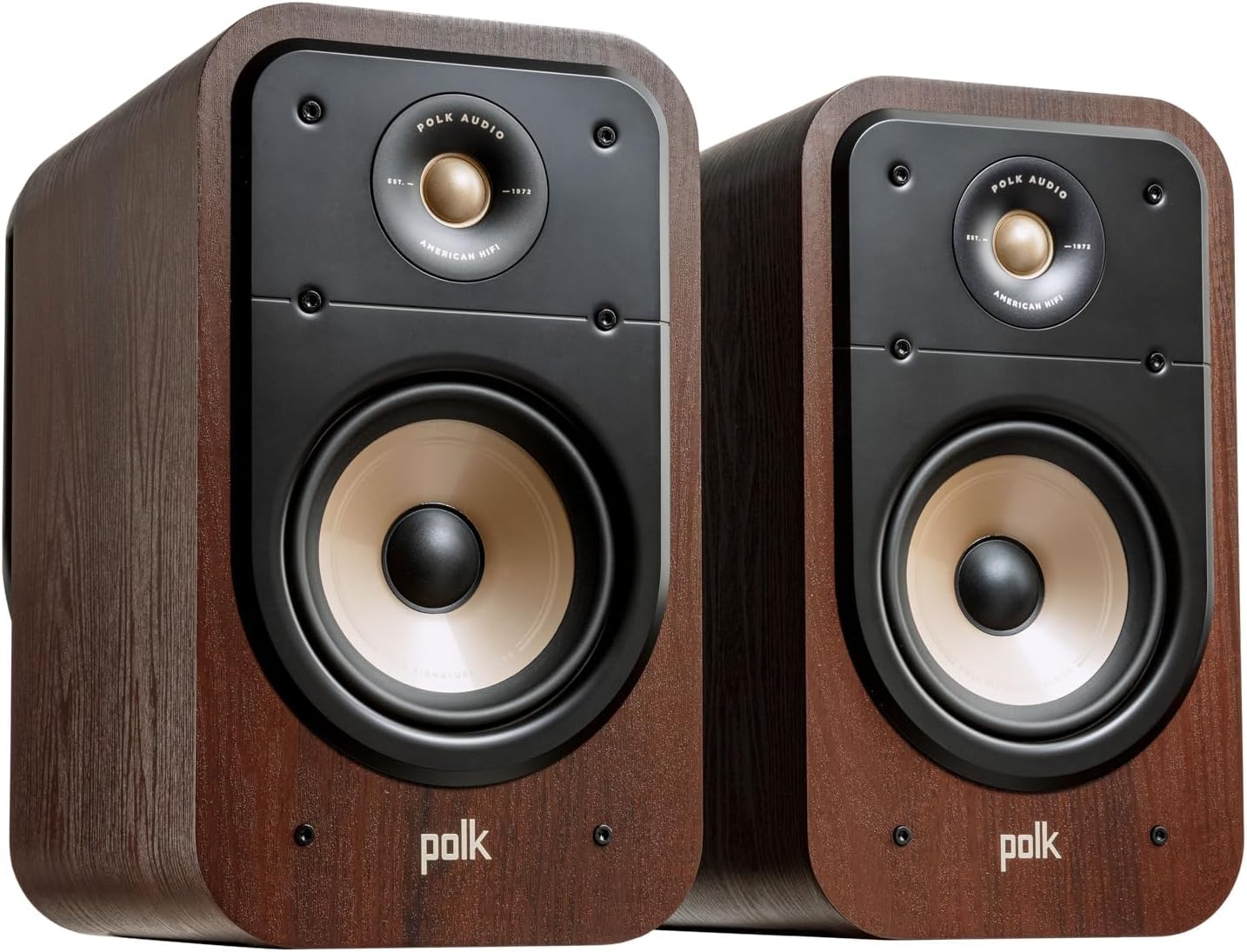 Polk Audio POLK AUDIO SIGNATURE ELITE ES20 Bookshelf Speaker Brown ES20BRN (Set of 2)