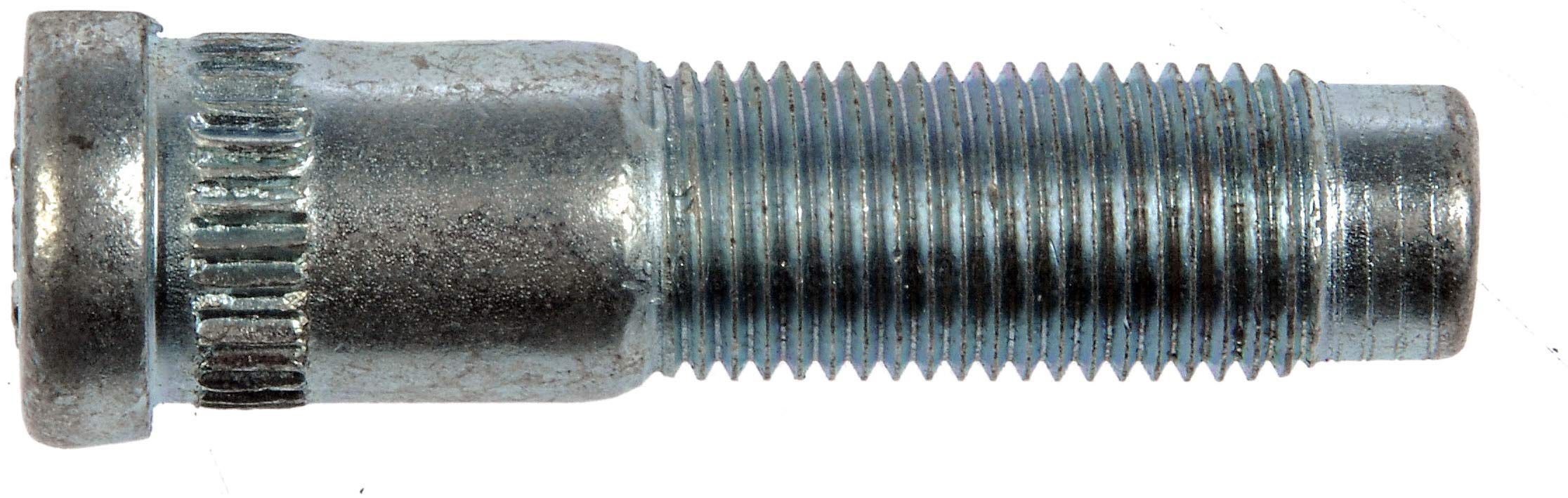 Photo 1 of Dorman 610-366 Front 1/2-20 Serrated Wheel Stud - 0.585 in. Knurl, 2 in. Length Compatible with Select Ford/Lincoln/Mercury Models, 10 Pack (Made in USA)