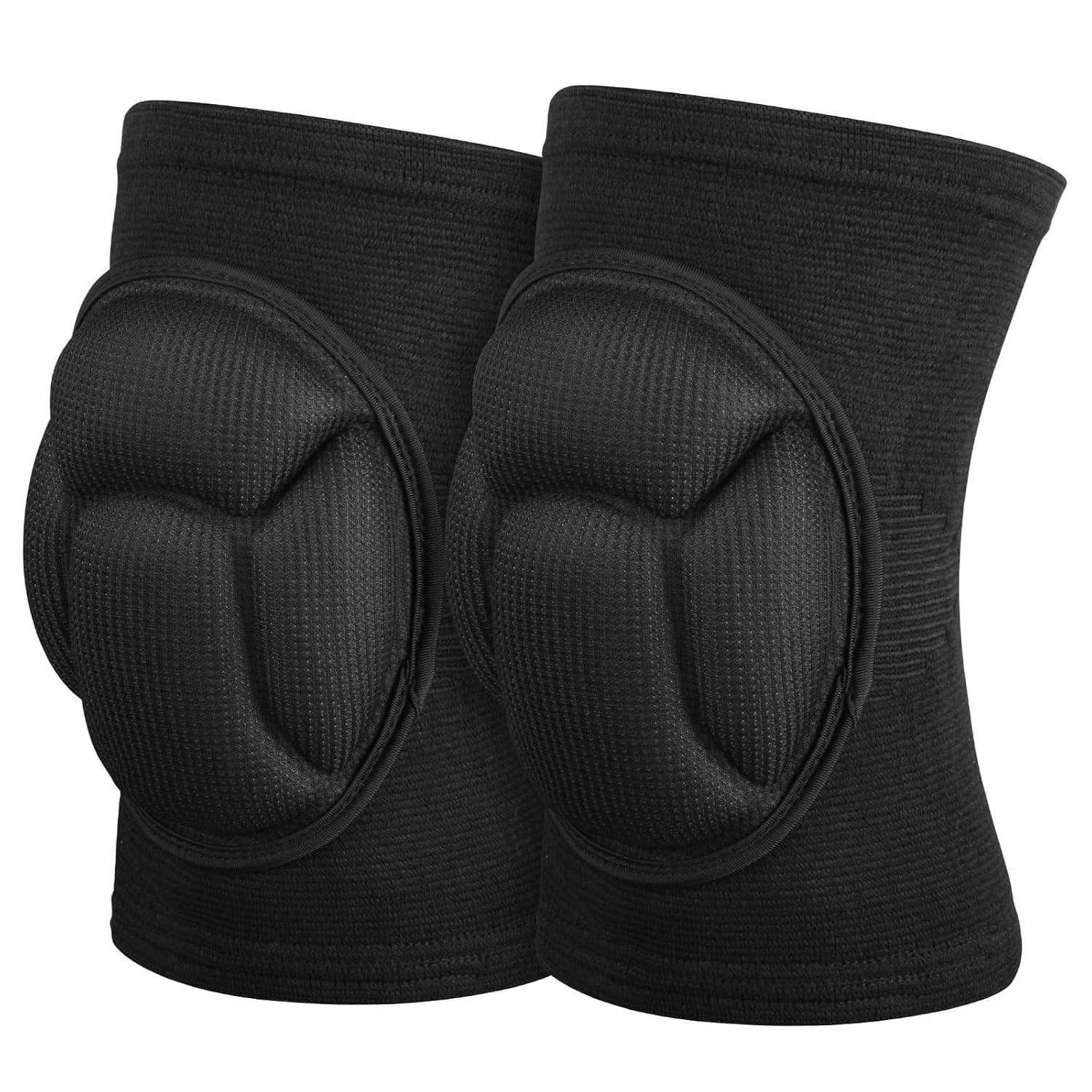 1 Pair Garden Knee Pads for Outdoor Gardening, Elastic Knit Polyester Kneeling Pads with Thick EVA Foam Support for Planting, Pruning, Weeding Gardening Lawn Work (X-Large)