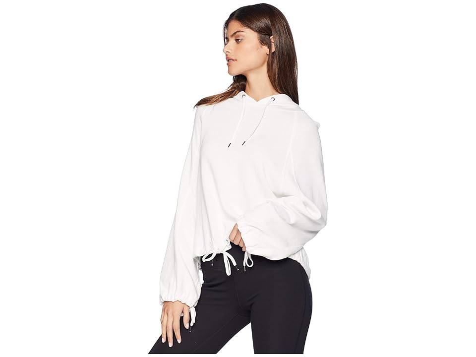 

Splendid Crescent Active Hoodie (Paper) Women's Sweatshirt, White