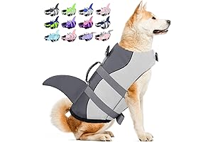 Shark Life Jackets for Small Medium Large Dogs