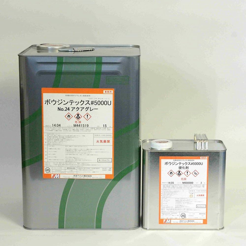 水活セット Amazon | 水谷ペイント ボウジンテックス#5000U No24 アクア