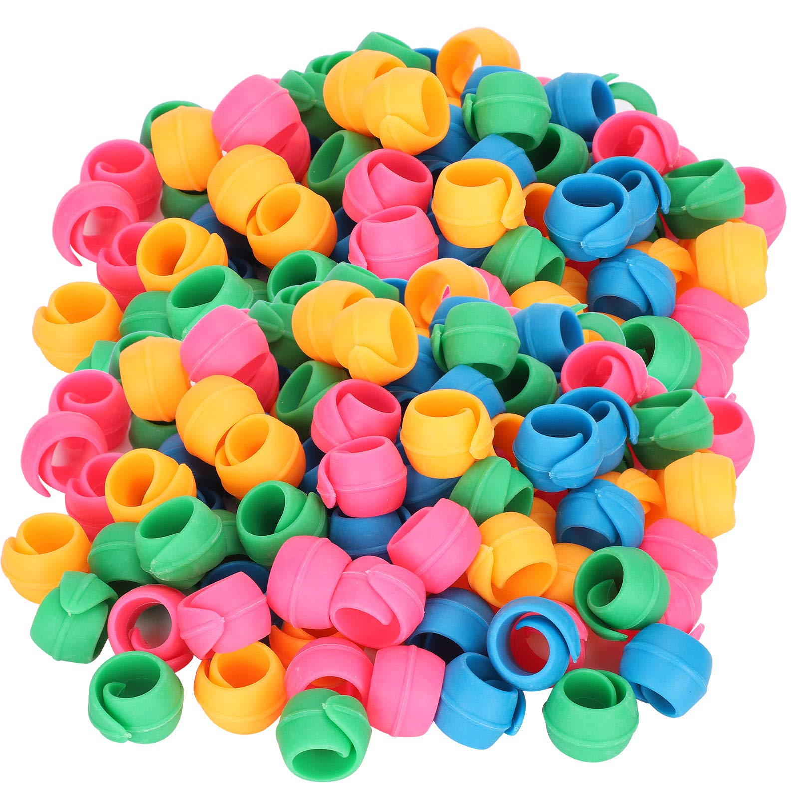 100 Porte-Bobines Plastique Multicolores - Organisateur Fil Couture Et Tricot