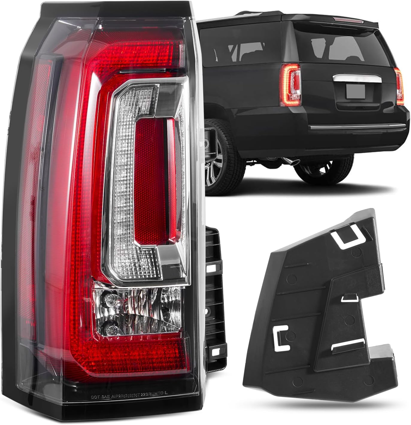 TEMSONE LED Tail Light Assembly OEM Style Tail Lamp