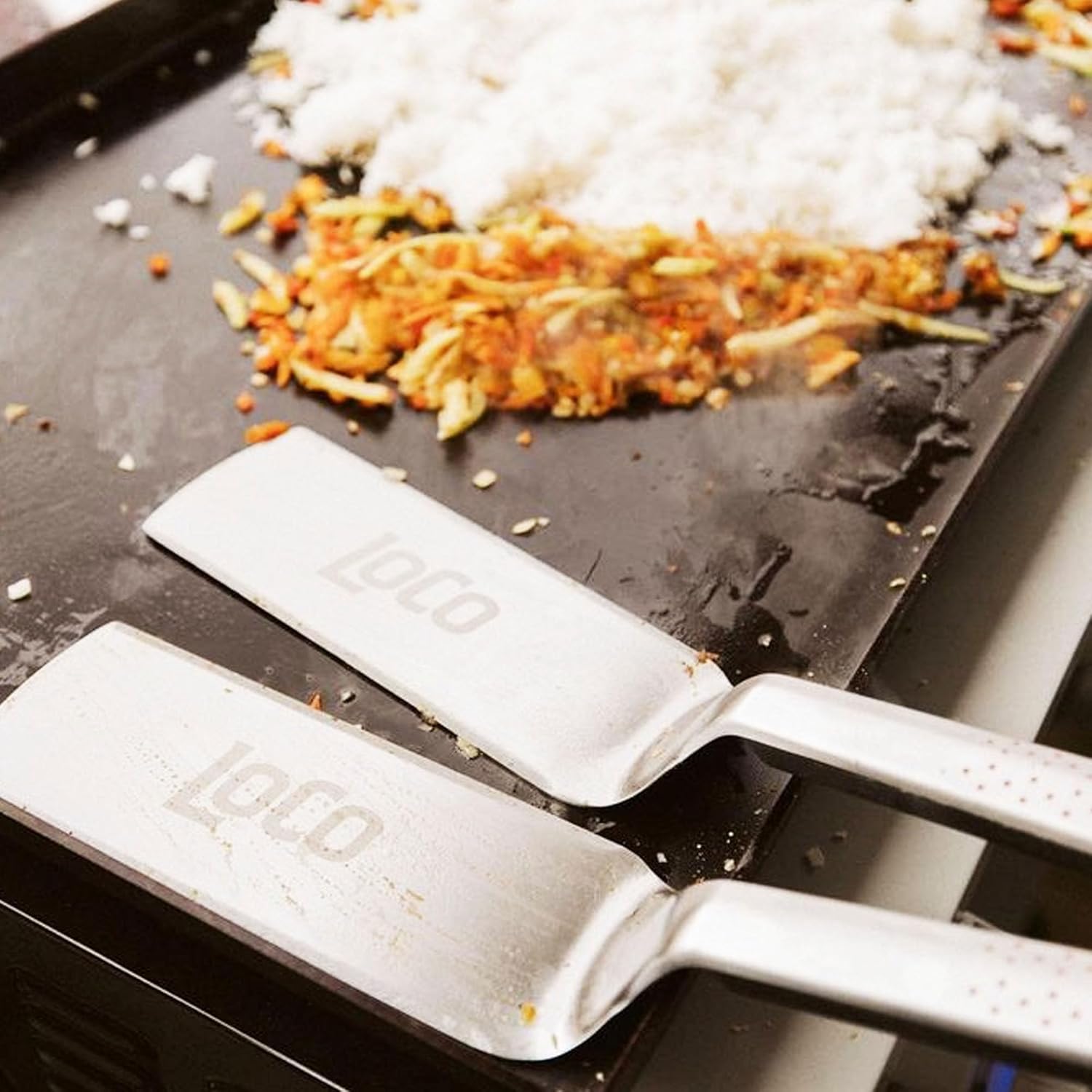 LoCo Cookers 5-Piece Griddle Breakfast Cooking Kit for Indoor & Outdoor BBQ Grilling