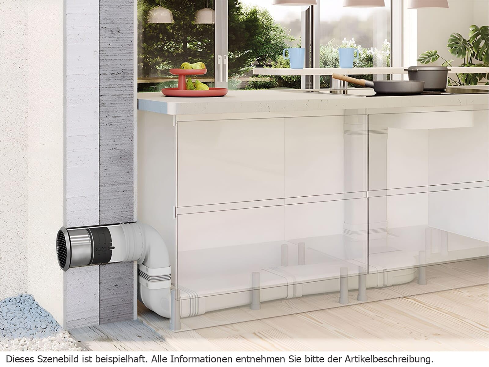 Naber 405.1.064 Compair PRIME flow P-Turbo 150 Mauerkasten inkl. THERMOBOX