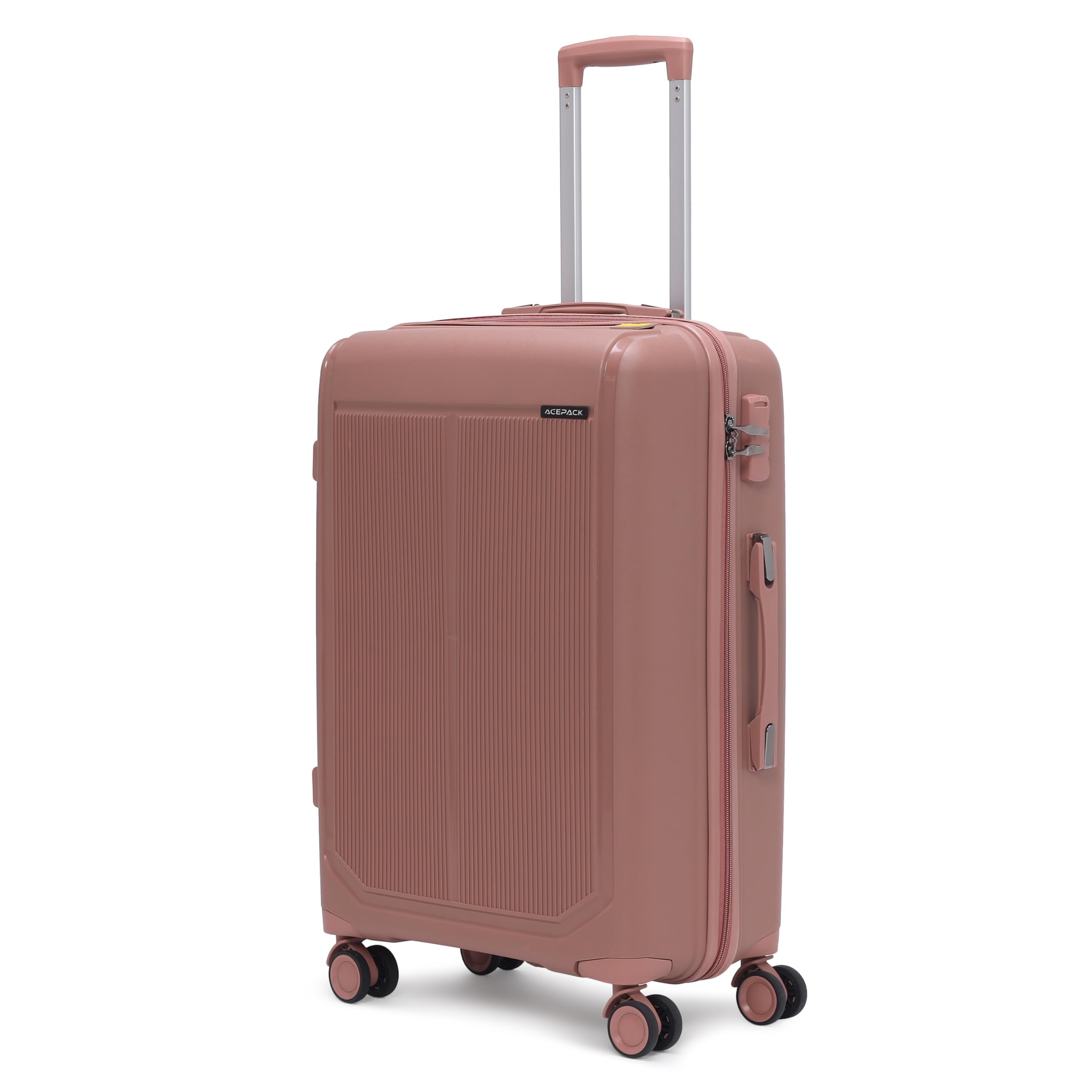by Verage Megatron Hard Side Polypropylene Luggage Medium Check in 74L | Lightweight Unbreakable Suitcase Set with 360° Silent Spinner Wheels, Number Lock & Telescopic Handle