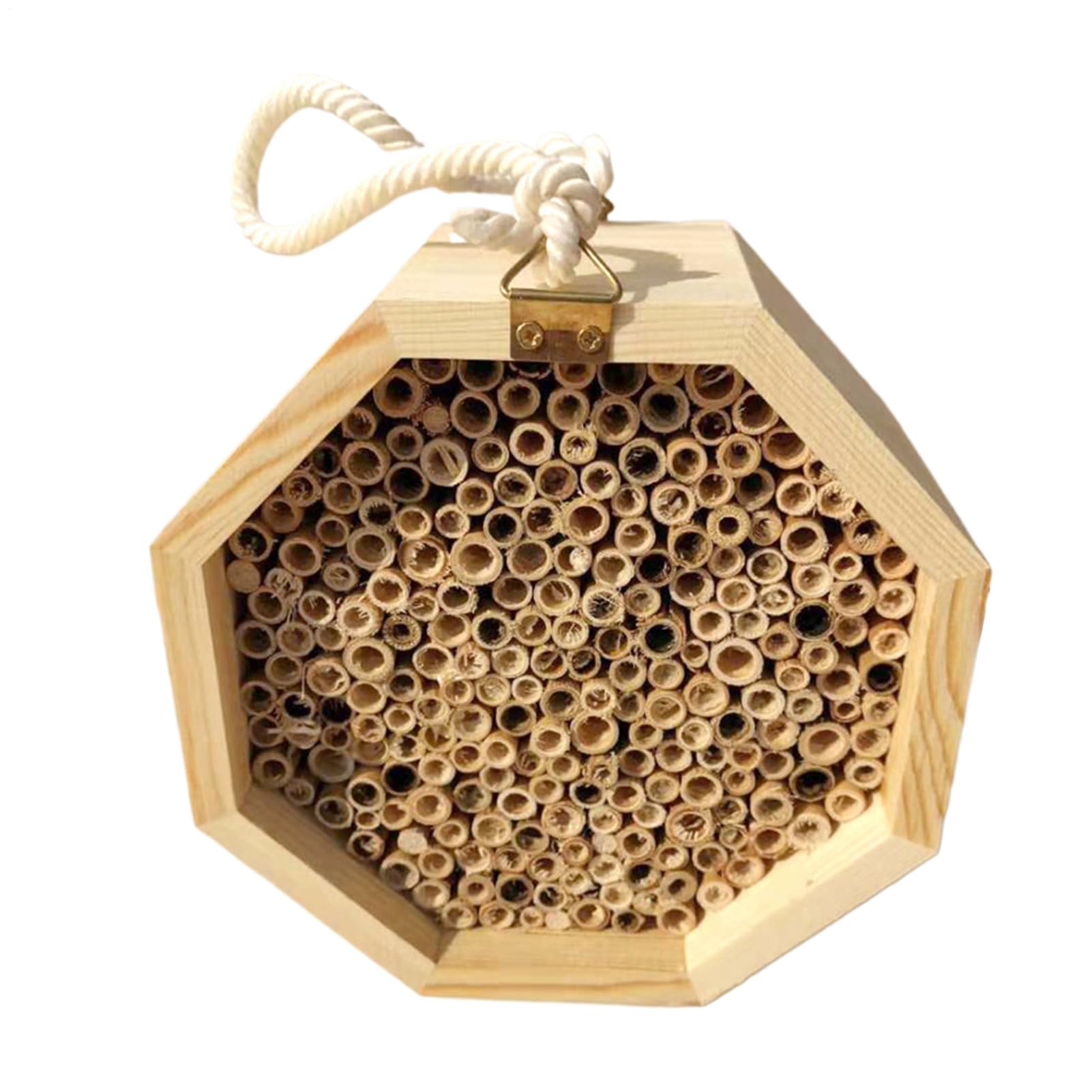 Bienenhotel Insektenhotel Zum Hängen, Bienenhaus Aus Massiv- Für Marienkäfer & Florfliegen, Insektenhaus I Nisthilfe Insektenhotel Zum Aufhängen
