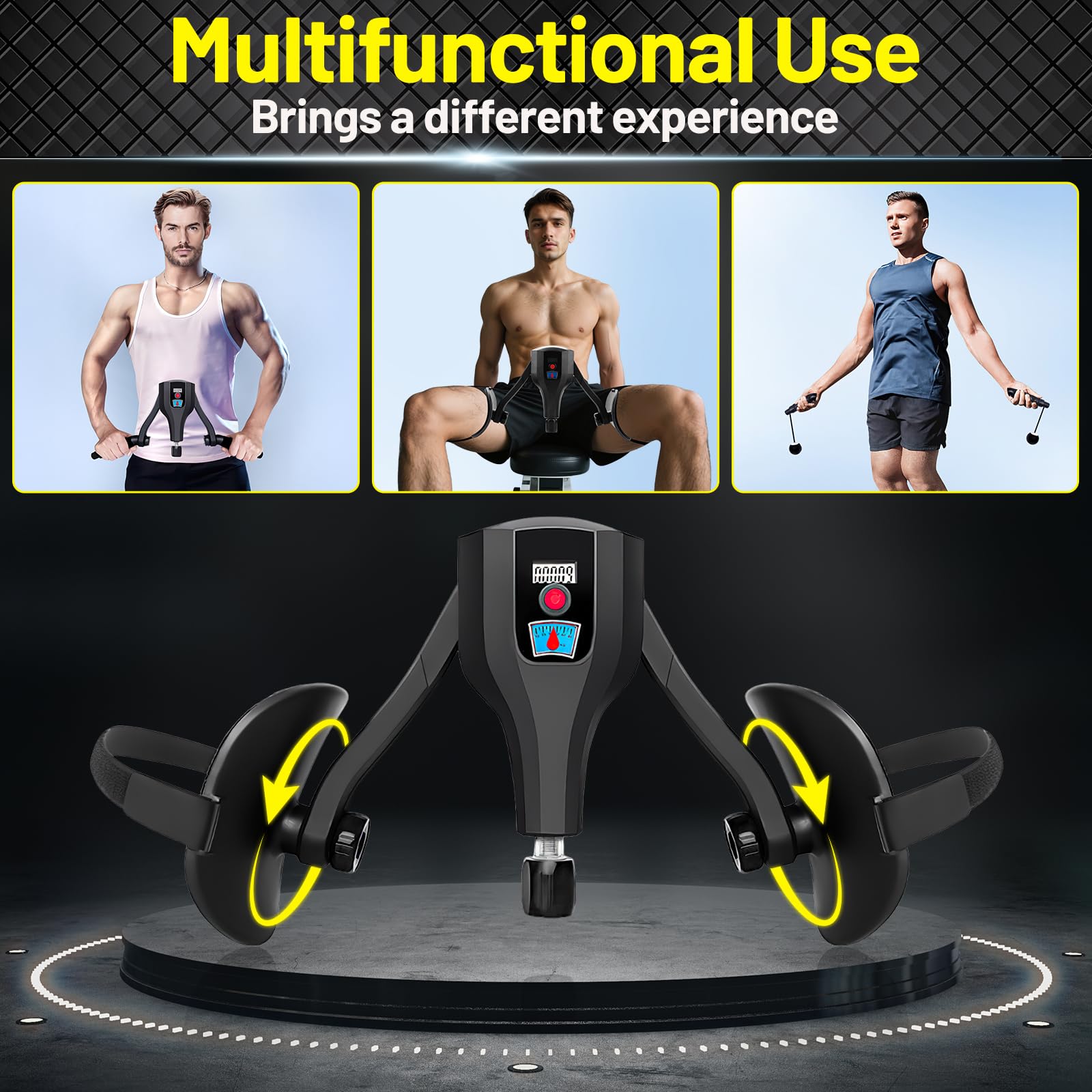 Attrezzo Interno Coscia 10-60kg, 3en1 Attrezzo per Glutei, Ginnastica Pelvica, Kegel per Uomo, Pavimento Pelvico Strumenti, Multifunzionale Attrezzi per Palestra in Casa