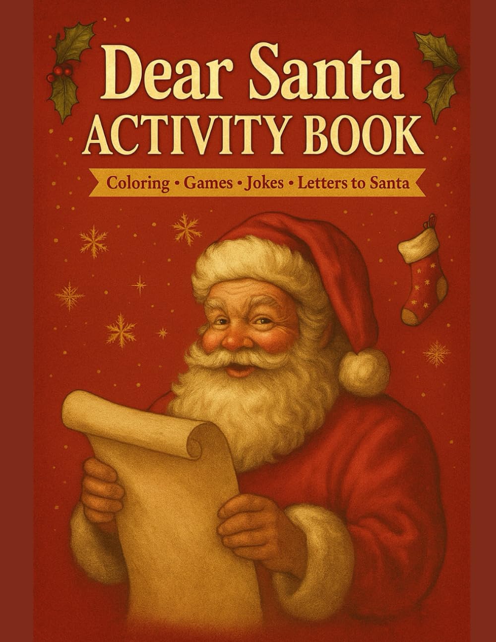 Dear Santa Activity Book