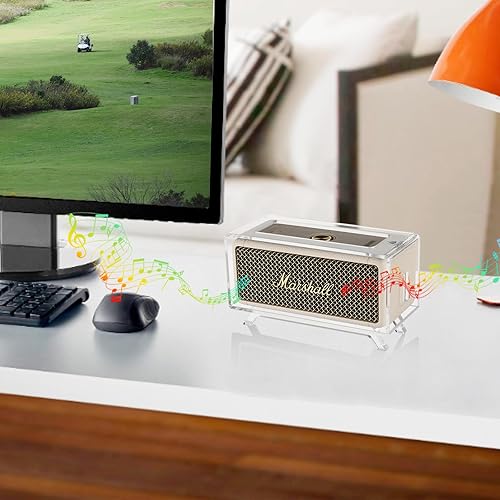 Miniatura 7 de TXEsign Soporte de escritorio acrílico compatible con altavoz portátil Marshall EmbertonEmberton IIEmberton II, soporte de mesa, estante de