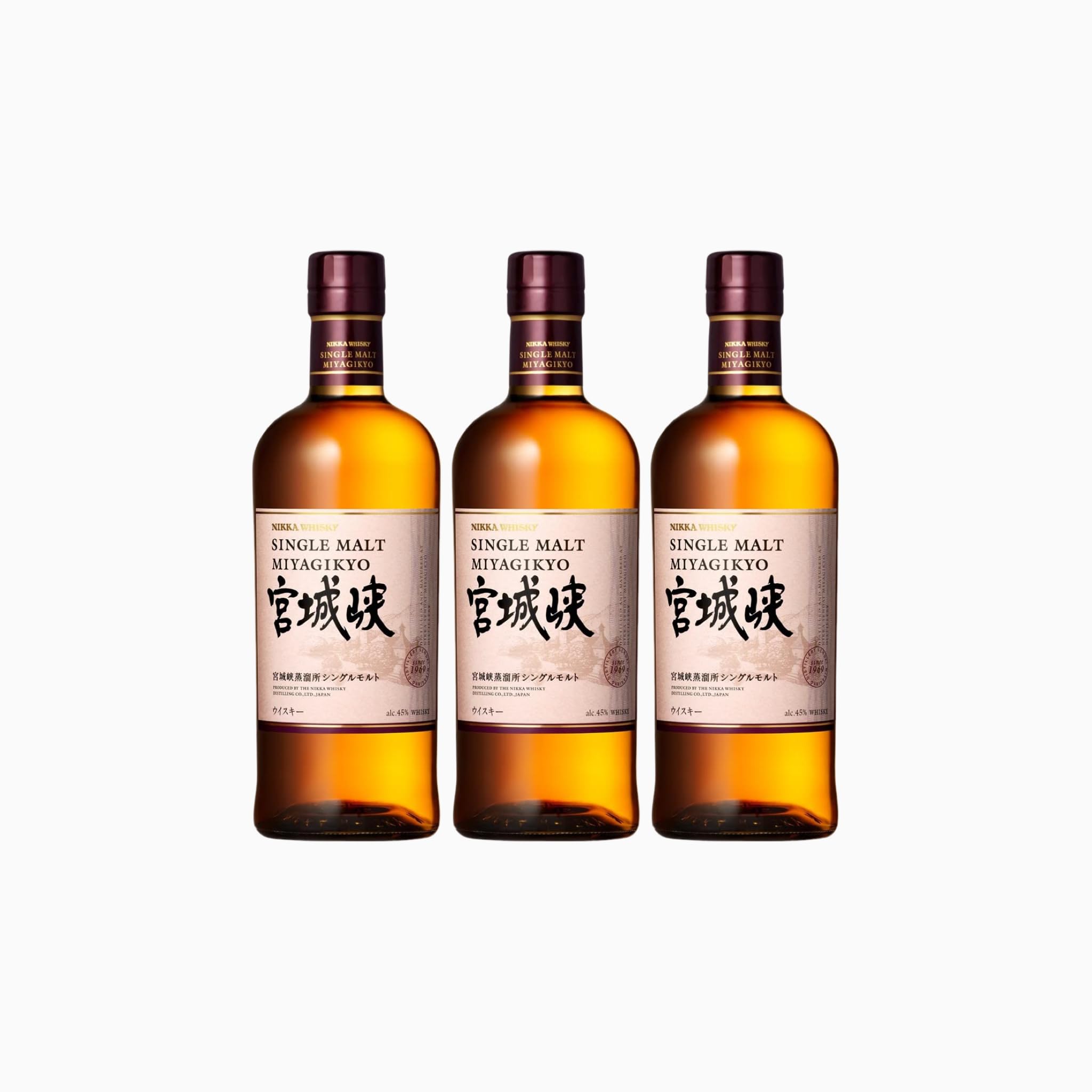 Amazon.co.jp: 宮城峡 シングルモルト 43度 700ml×3本 : 食品・飲料・お酒