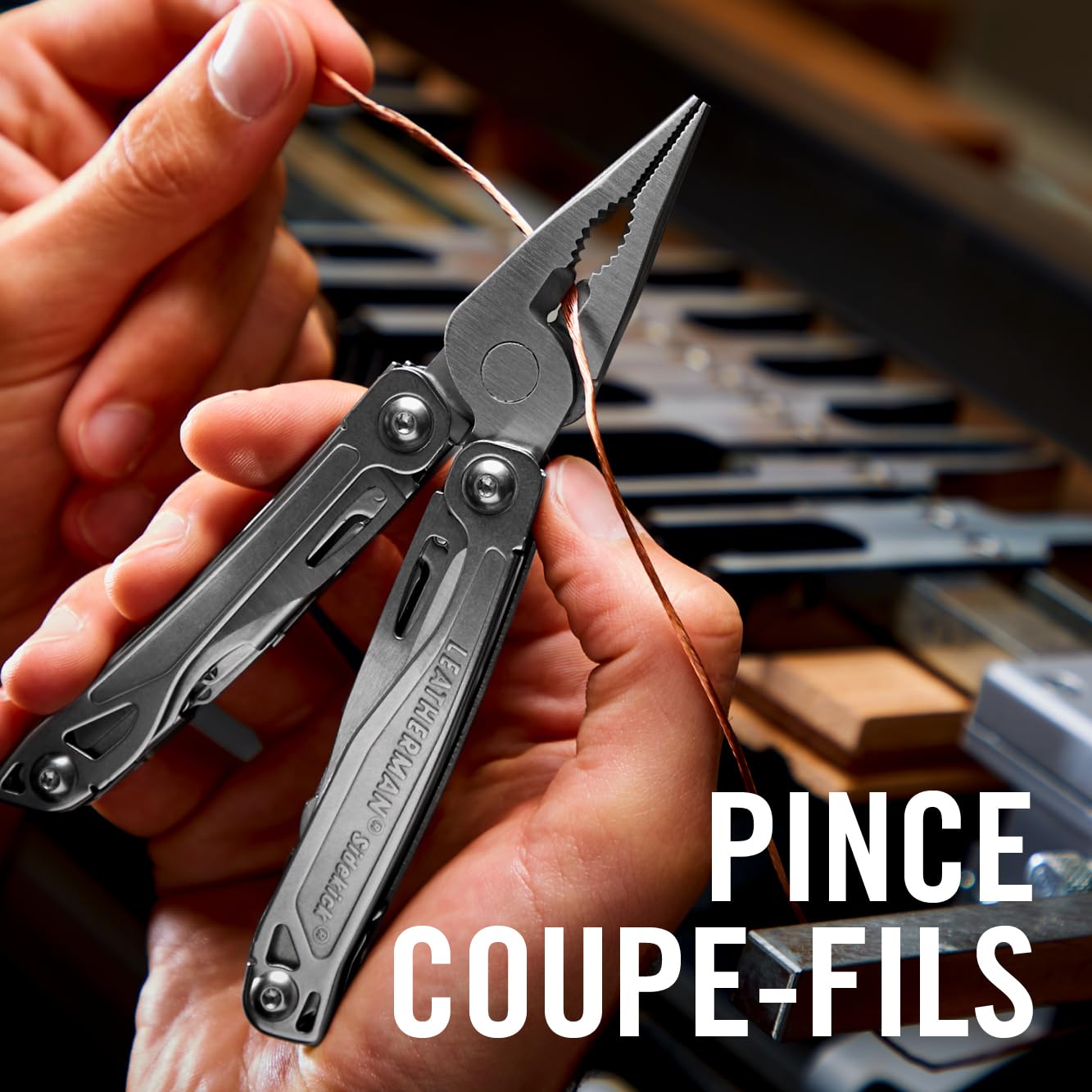 Leatherman Sidekick Outil Multifonction - 14 outils - Acier Inoxydable, Étui en Nylon