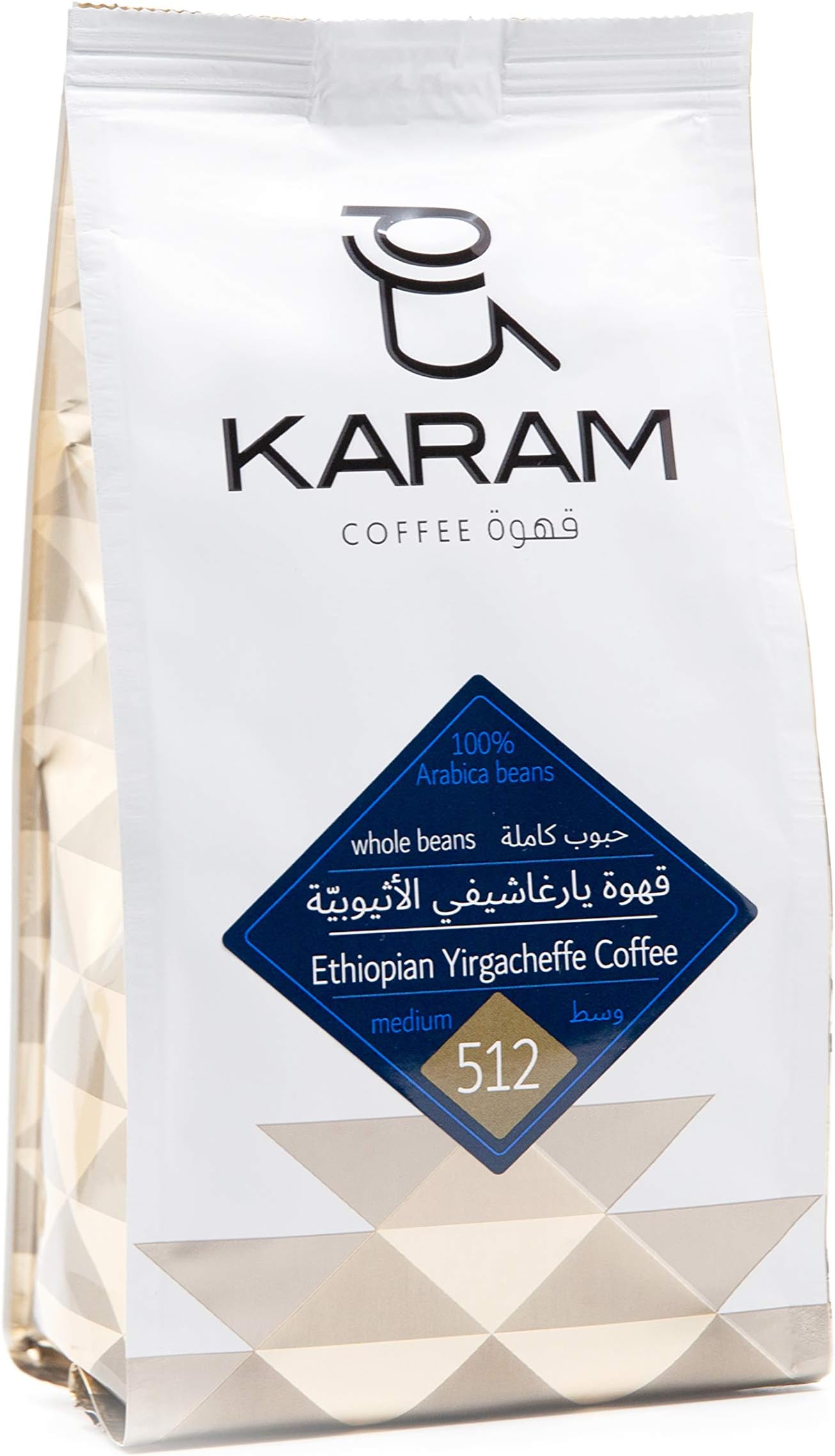 Single Origin - Ethiopian Yirgacheffe Medium Roast Whole Beans 250gms