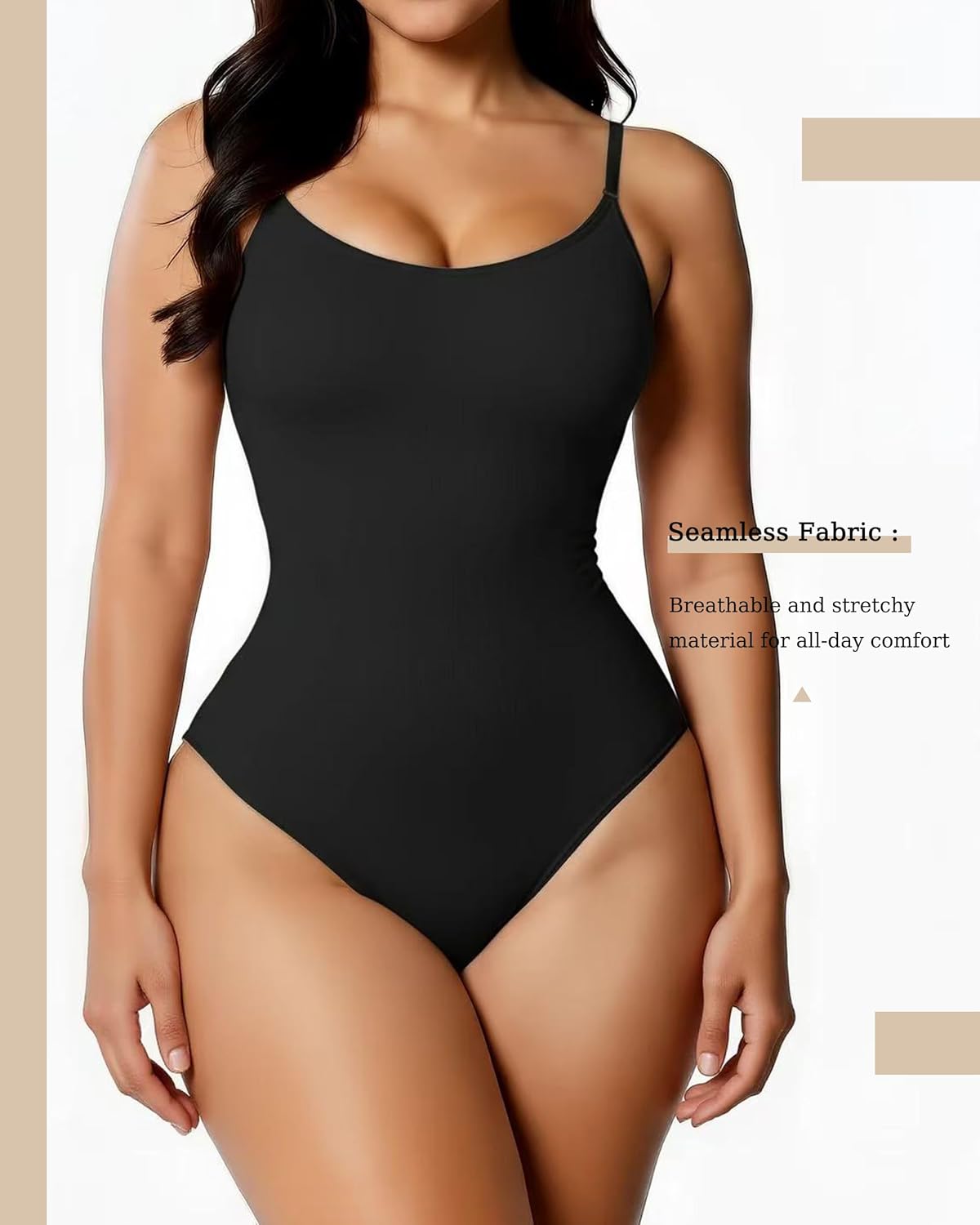 DEYUO Fajas Colombianas Shapewear for Women Tummy Control Bodysuit Postpartum Body Shaper Butt Lifting Faja Bodysuit - Image 4