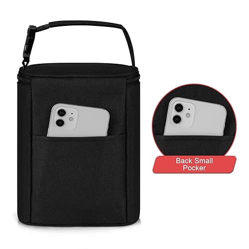 Miniatura 5 de Accmor Bolsa enfriadora de leche materna, bolsas enfriadoras de biberones, bolsas aisladas sobre la marcha, se adapta a 4 botellas grandes de 8