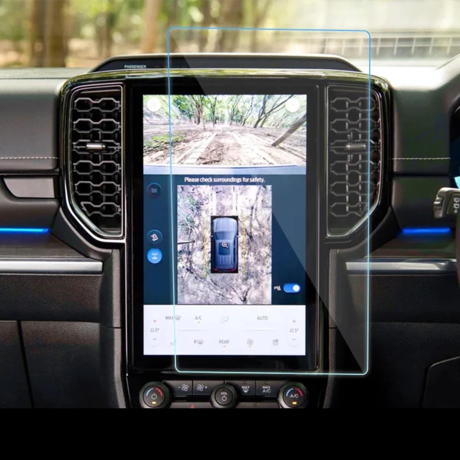 Film protection écran Ford Everest 2023 auto GPS navigation verre trempé 9H