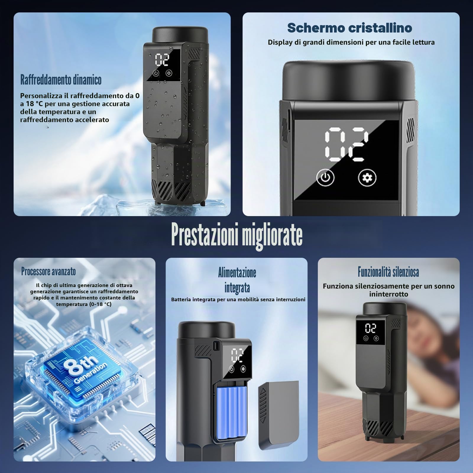 Medicina Insulin-Pen contenitore frigo per viaggi, 0-18 ℃ farmaci, contenitore refrigerante per insulina, 5-7 penne isolate, medicinali isolati, refrigeratore da viaggio per diabetici, scatola frigo