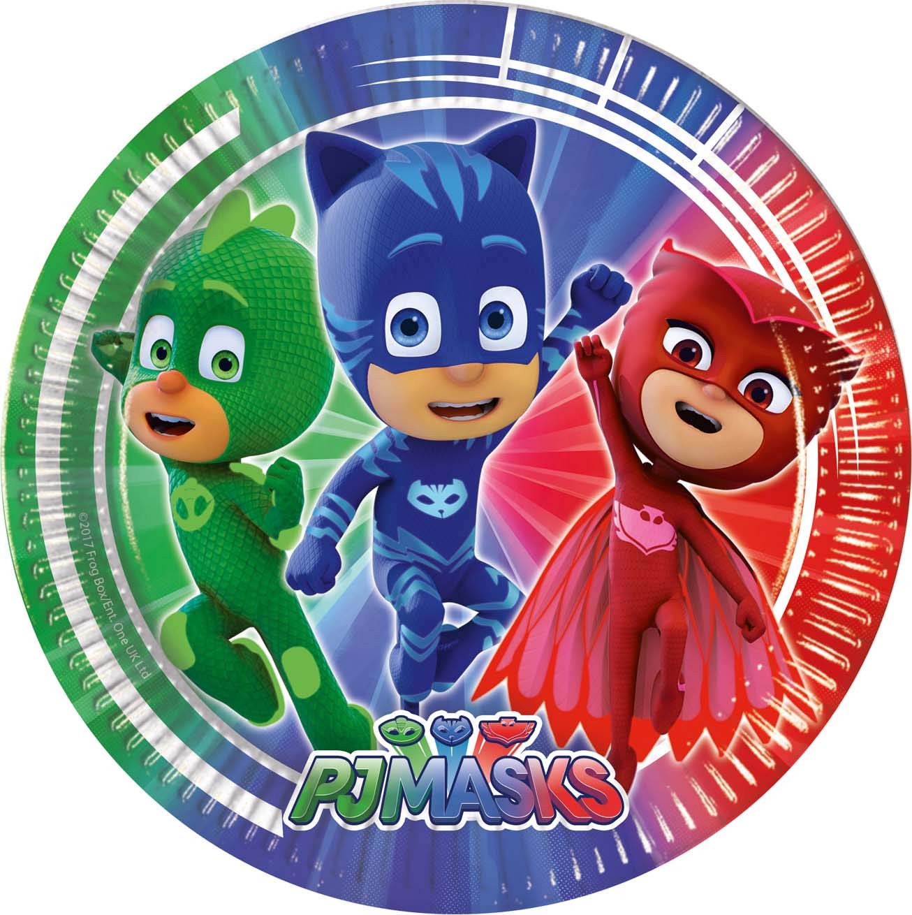 Procos 8 Paper Plates 23cm Pj Masks Entertainment One