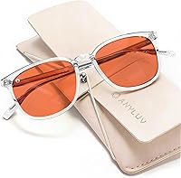 Vista 45 de ANYLUV Gafas de luz azul para mujeres y hombres, lentes de bloqueo de luz azul para mujer, anteojos de computadora antifatiga ocular