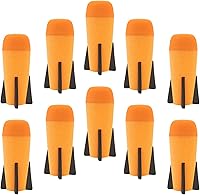 Vista 7 de EKIND Paquete de 8 mega repuestos de misiles para lanzacohetes de juguete, munición de espuma compatible con Nerf N-Strike Elite Series