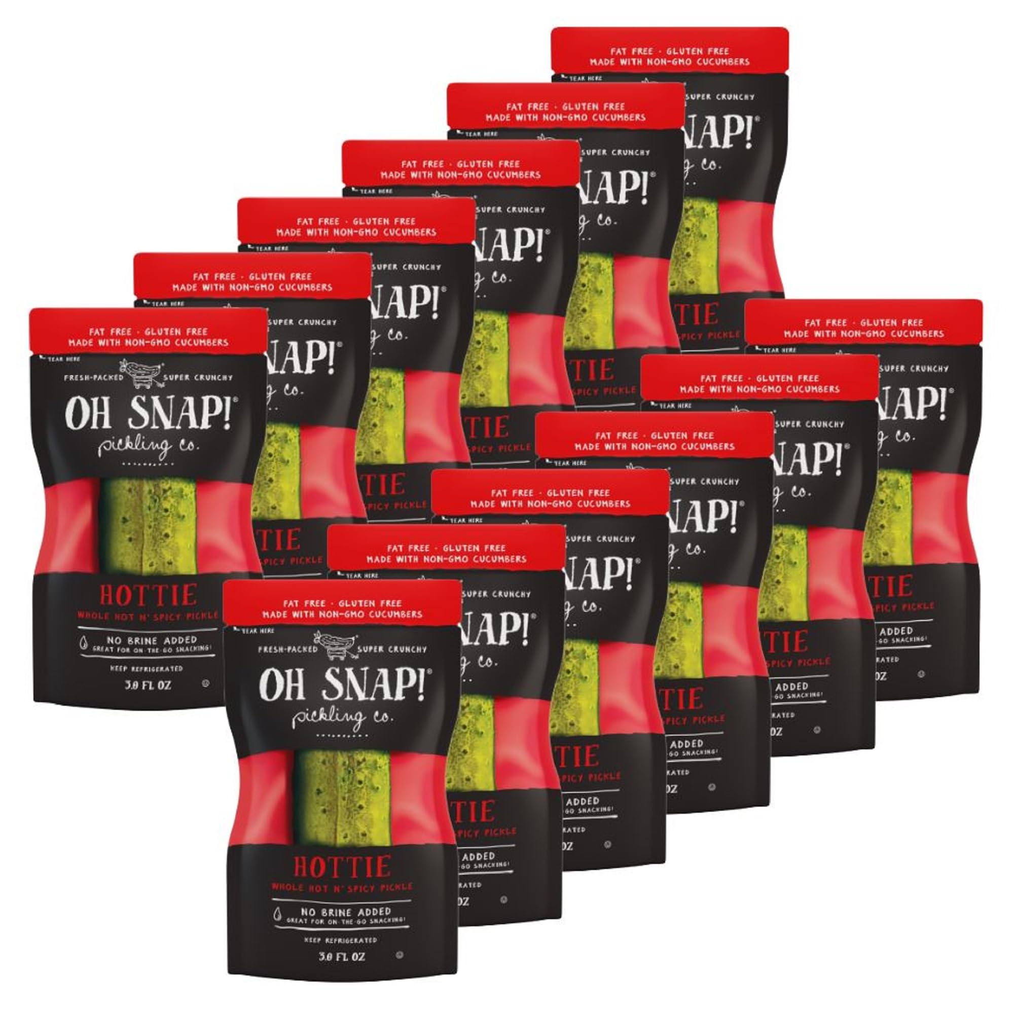 OH Snap Hottie Hot N Spicy Pickle -- 12 per case.
