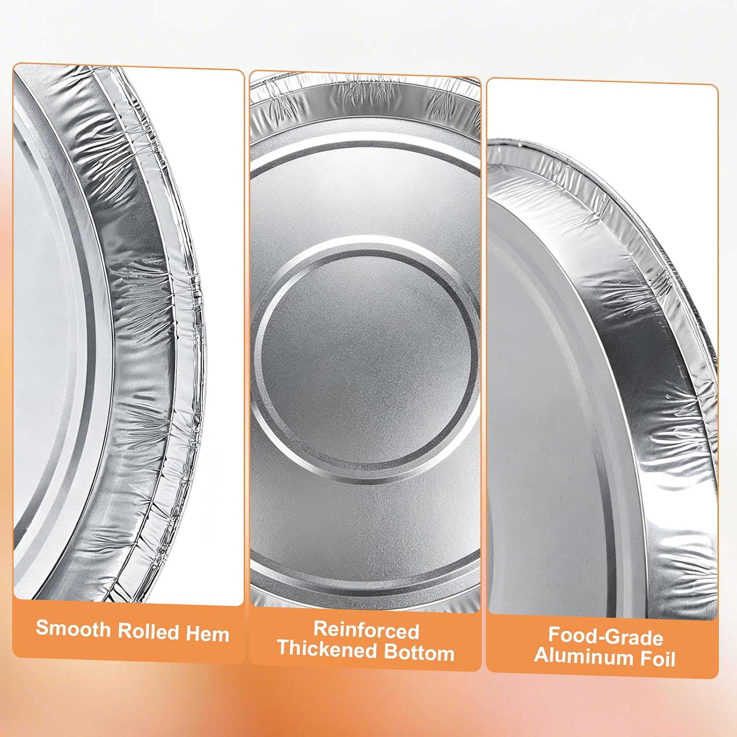 16 Pack 12 Inch Disposable Aluminum Pizza Pans, Round Aluminum Pizza Pan For Oven, Baking Trays For Home Party Restaurant