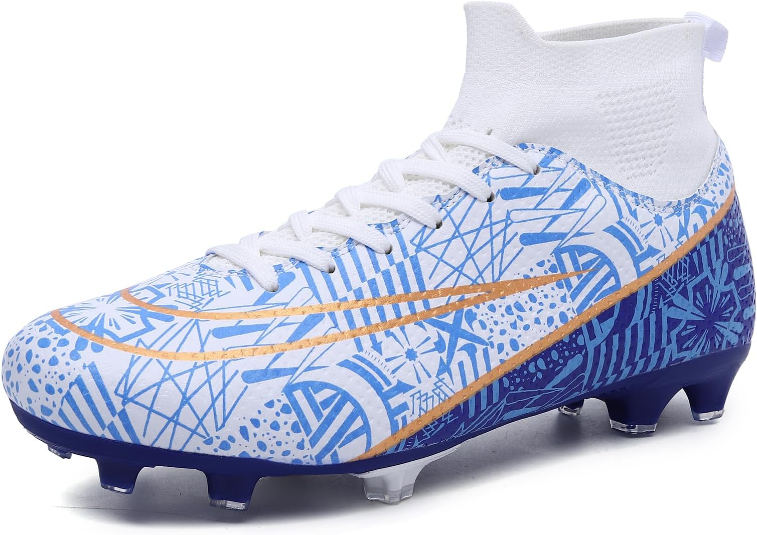 ASoftLandMens Soccer Cleats Women Football Cleats for Big Boy AG