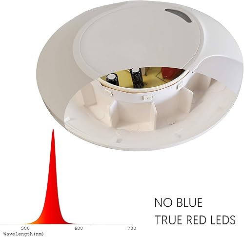 Miniatura 5 de Sleep Aid - Luz nocturna roja enchufable con sensor automático del atardecer al amanecer, LED azul bajo que promueve la producción de melatonina y