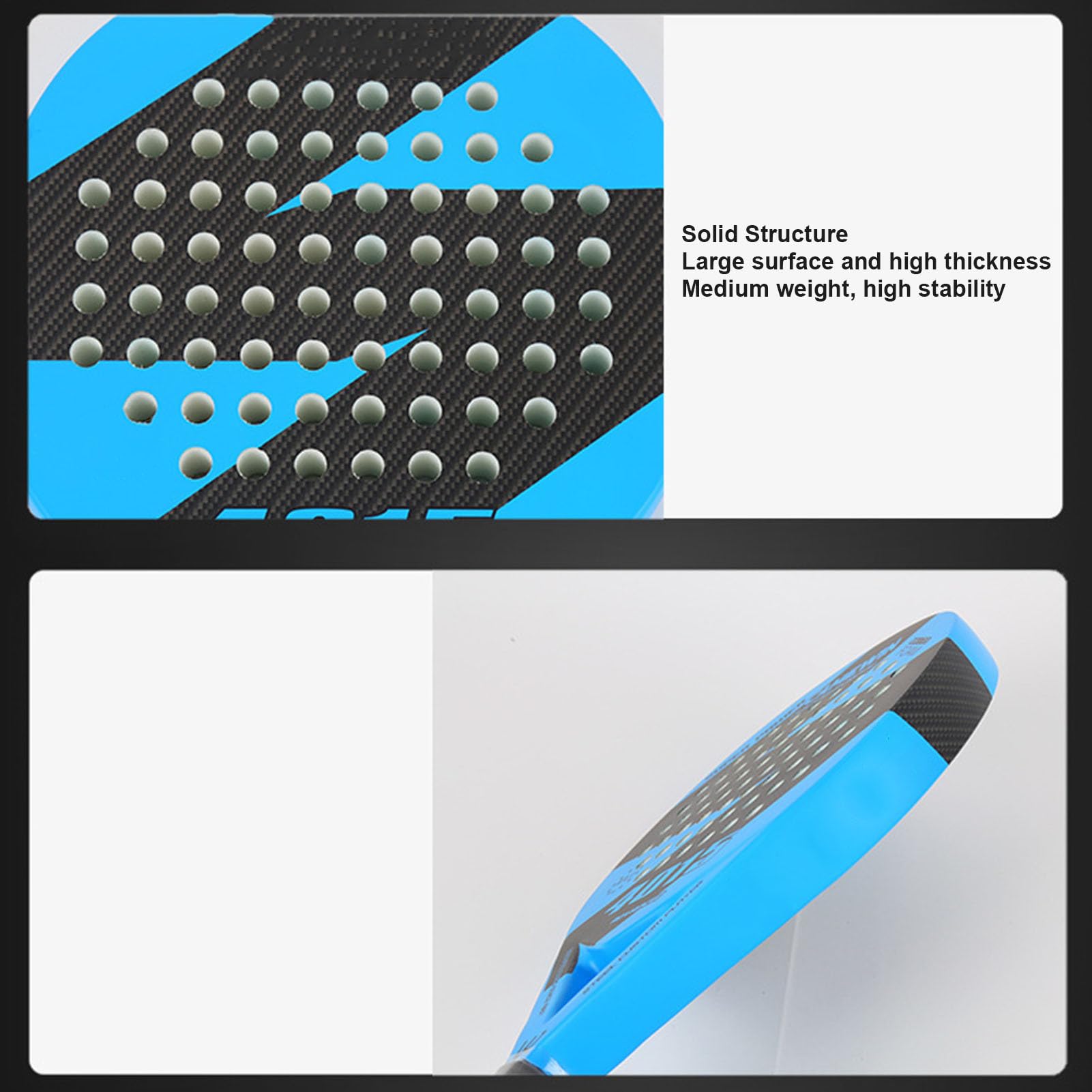 Raquetas de Pádel | Fibra de Carbono con paletas de Tenis con núcleo de