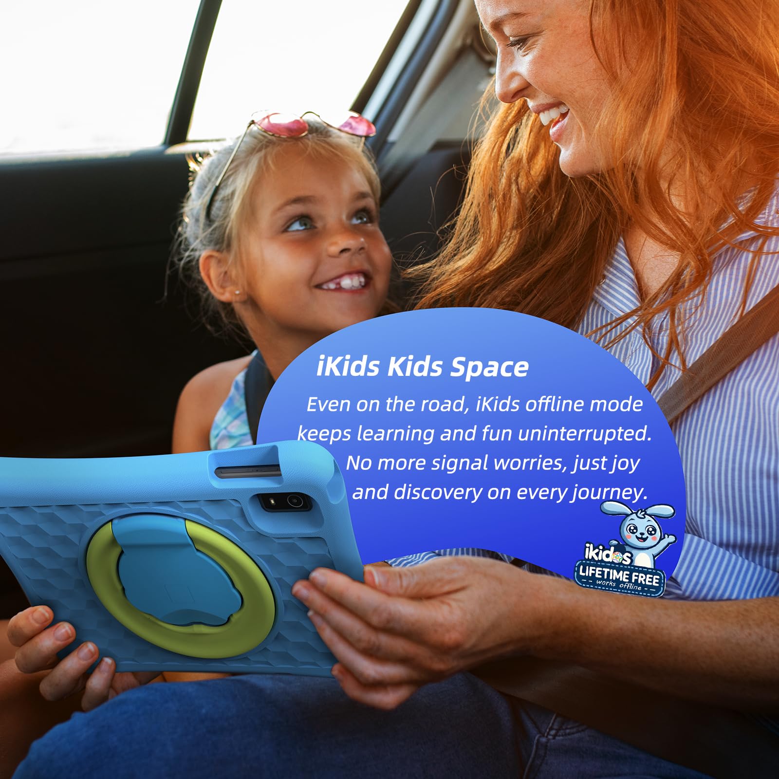 2025 Upgraded Tablet for Kids 10 Inch, Android 14 Kids Tablet with 