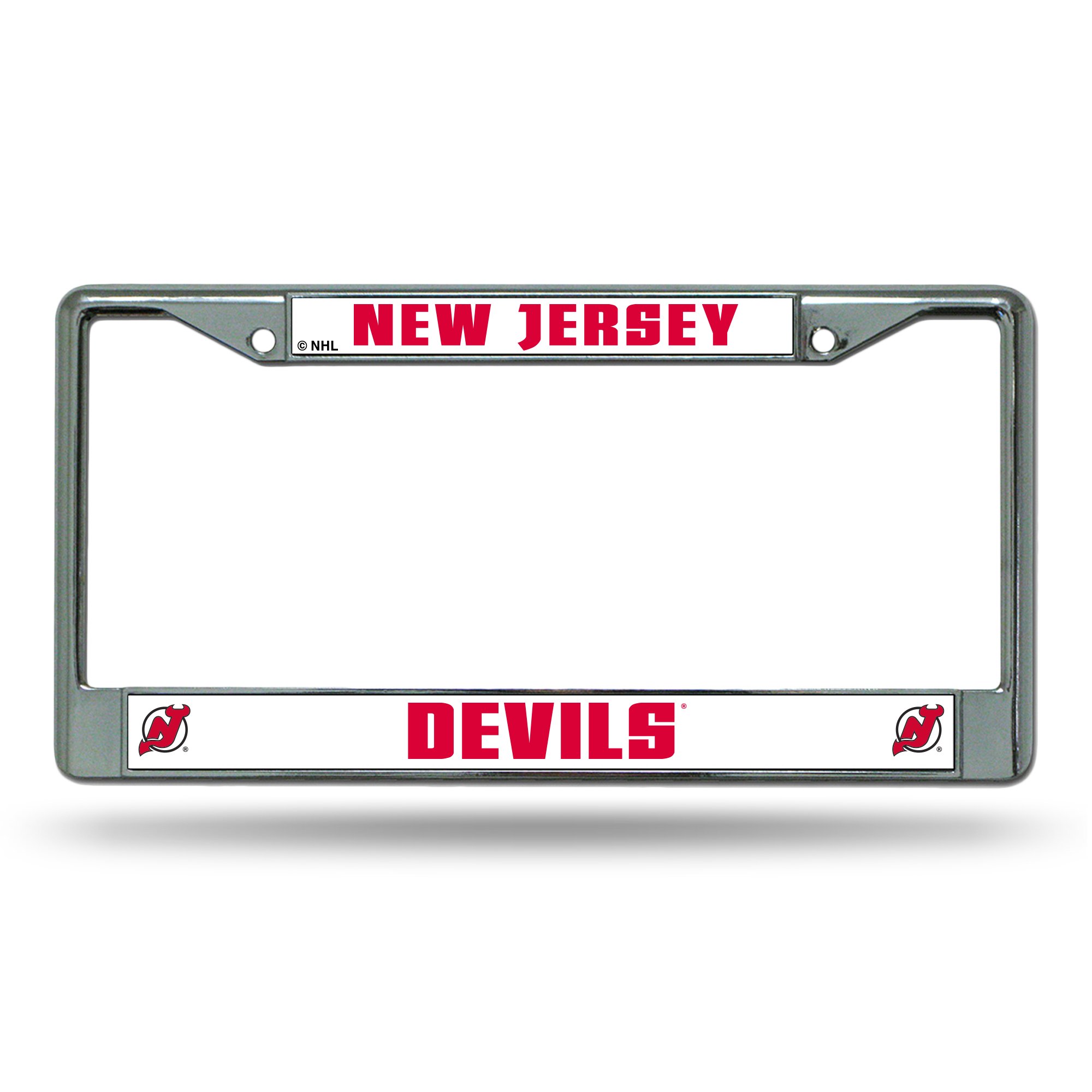 NHL New Jersey Devils Chrome Plate Frame