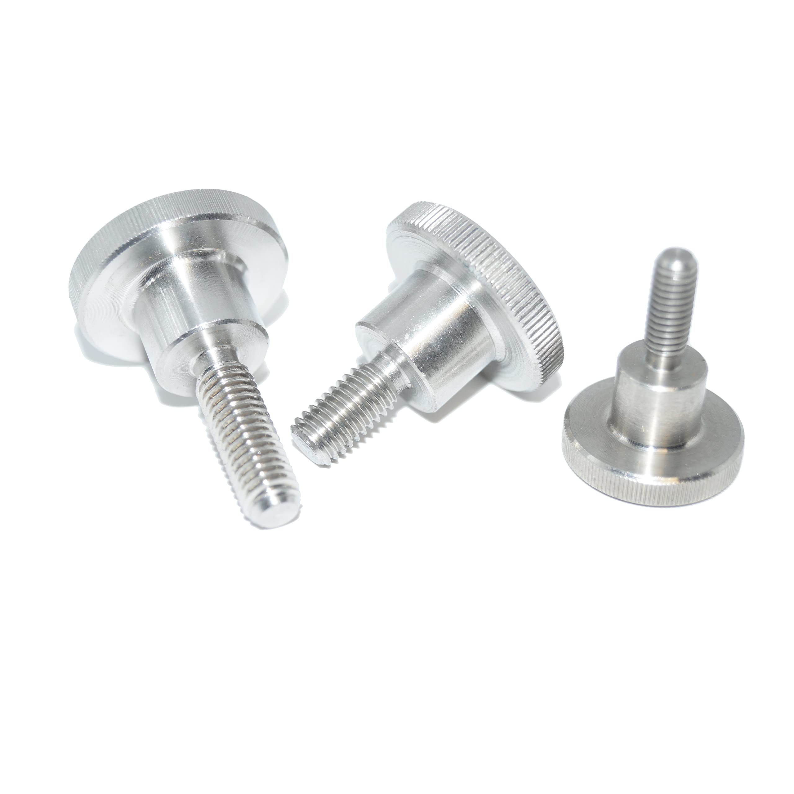 Dadi Zigrinati Altri M6 In Acciaio Inox - 4 Pezzi - Per Serraggi A Mano