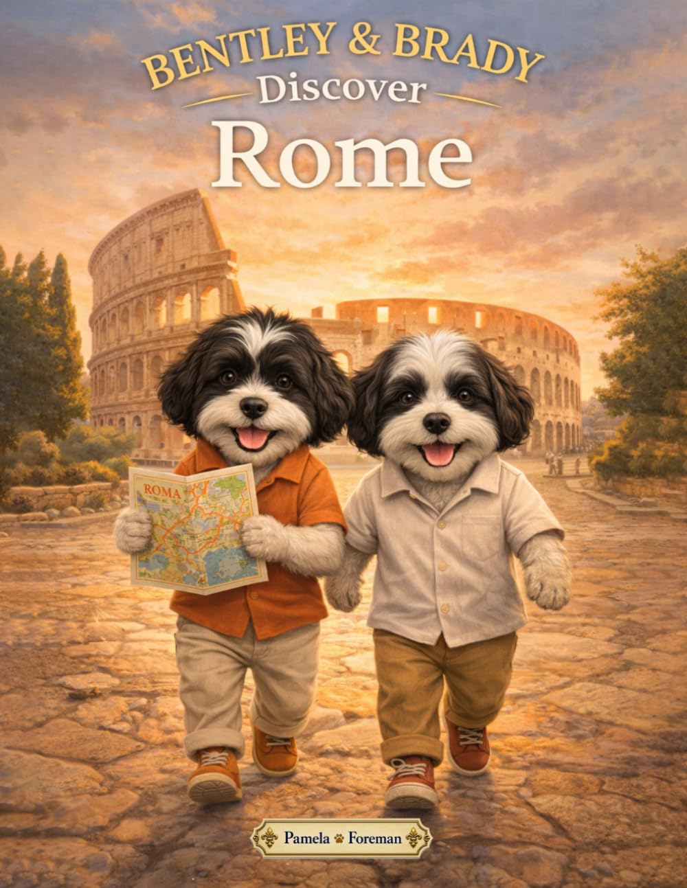 Bentley & Brady Discover Rome: A Roman Travel Adventure for Children (Bentley & Brady Discover the World)