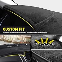 Vista 2 de MODIGT Alfombrilla para cubierta de salpicadero Compatible con Nissan Altima 2007 2008 2009 2010 2011 2012 Nissan Altima Sedán Coupé Protector