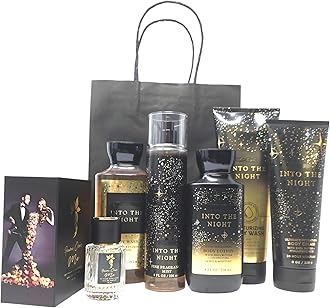 Bath and Body Into The Night DELUXE Gift Set with Fawn Over Me Perfume and Gift Bag (Into The Night DELUXE)