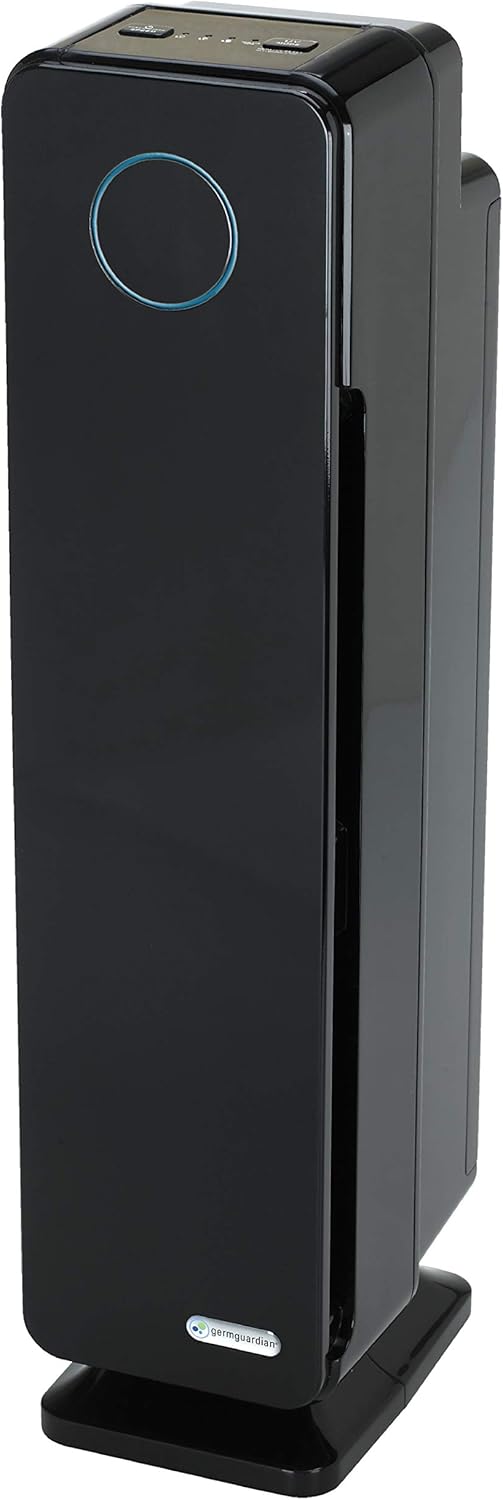 Bеѕt Dеаl Chеар 🛒 Germ Guardian AC5300B 28” 3-in-1 True HEPA Filter Air Purifier for Home, Large Rooms, UV-C Light Kills Germs, Filters Allergies, Smoke, Dust, Pet Dander, Odors, 5-Yr Wty, GermGuardian, Black