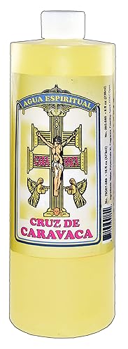 3 Botellas Cruz de CARAVACA Spiritual Agua-Cruz DE CARAVACA AGUA ESPIRITUAL 16OZ - Magick Pagan