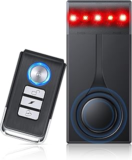 Ultra-Loud 108dB Wireless Car Alarm System with Vibration Sensor and Magnetic Install