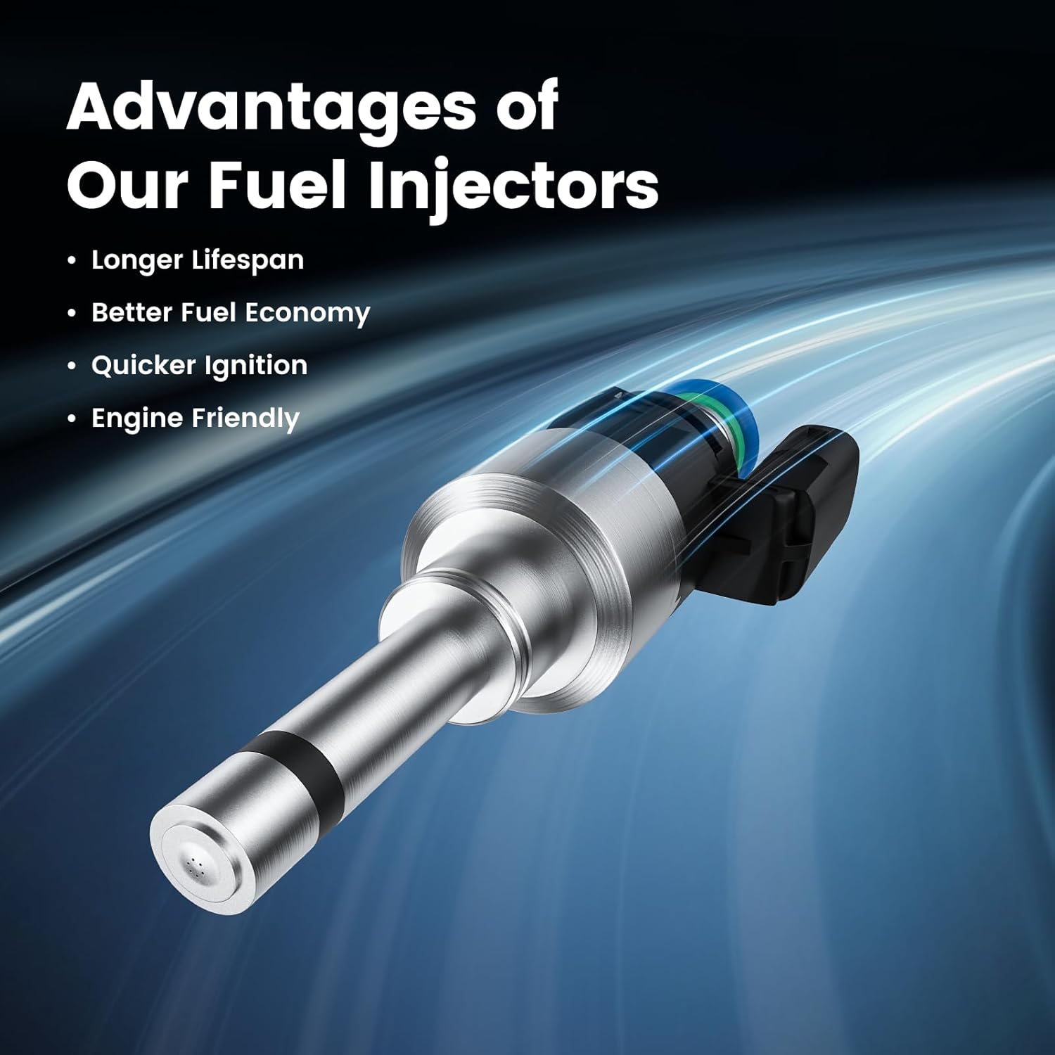 Fuel Injectors Compatible with Ford Escape 2017-2019 Fusion 2014-2019,1.5L,DS7Z9F593A Set of 4