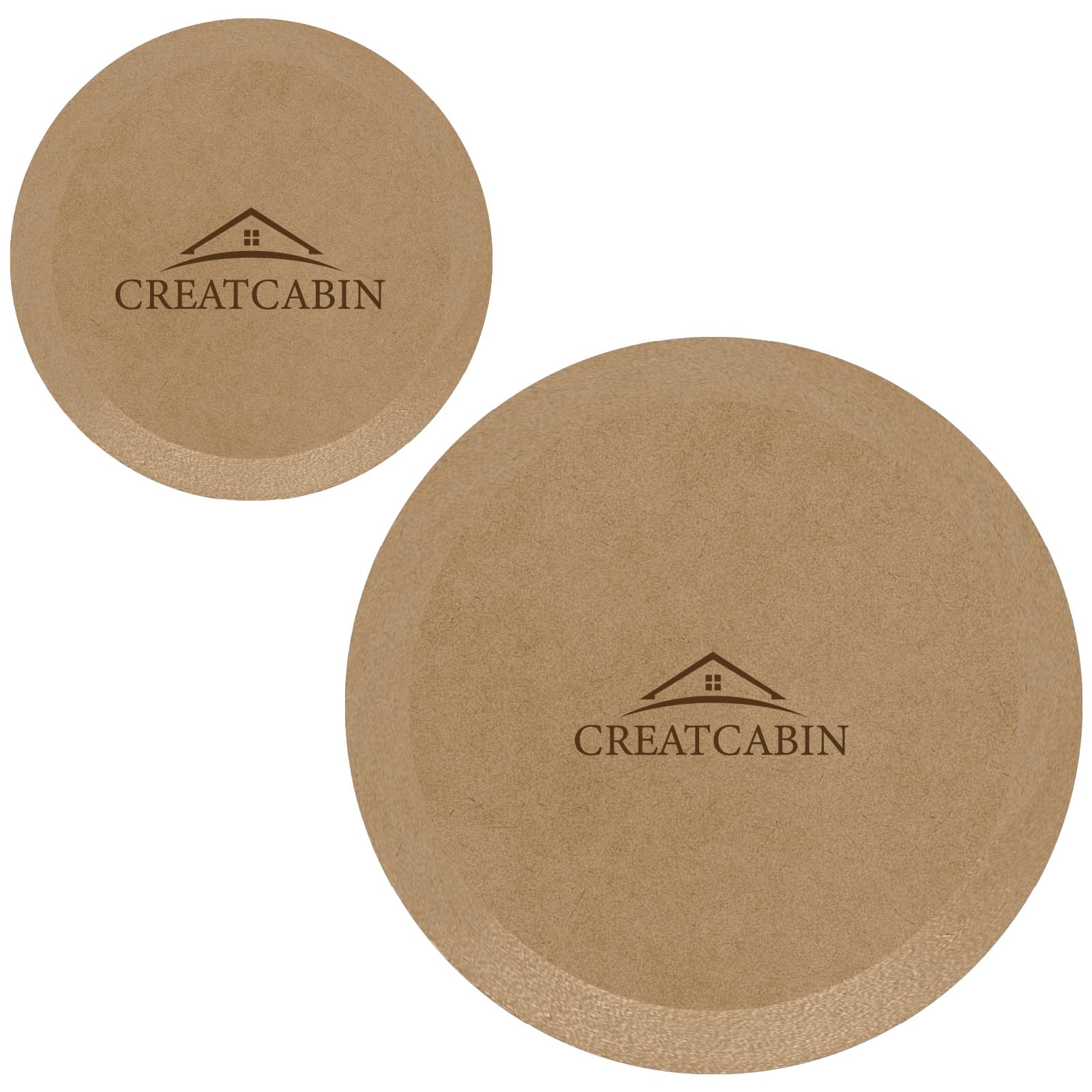 Moules ronds pour poterie en bois MDF CREATCABIN pour atelier d'art